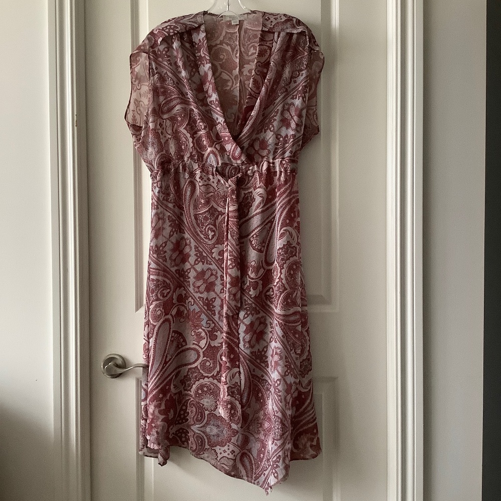 All Saints paisley print loosely-fitted dress
